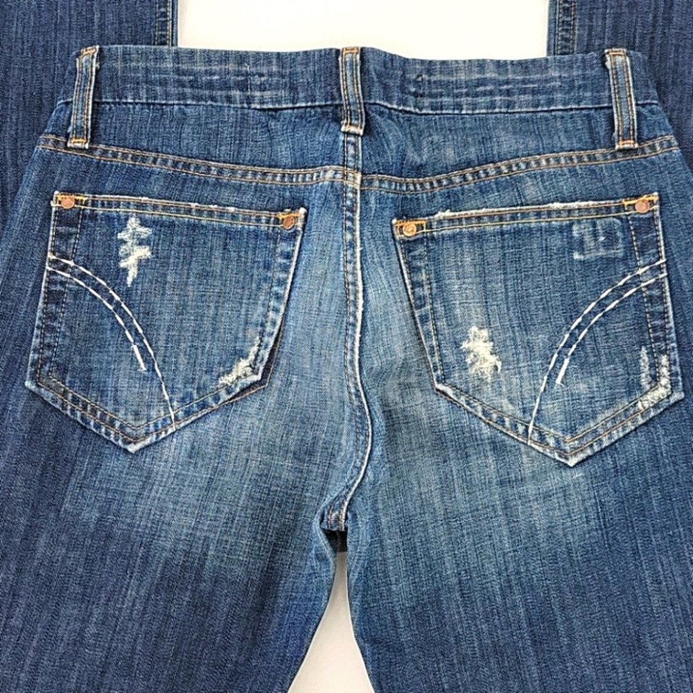 Joe's Jeans Rocker Distressed Bootcut Jeans Size 29 - Picture 6 of 14